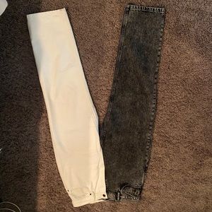 Black and white Alexander wang jeans